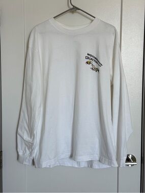 Uniqlo White Tee with Hypebeast Community Center Print